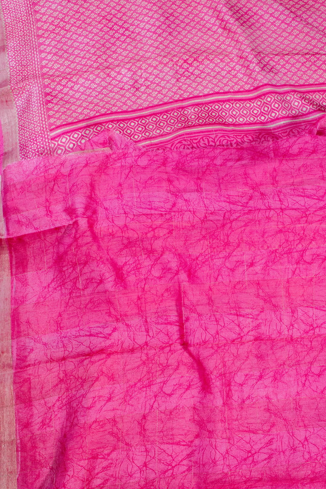 Jute Silk Cotton with Floral print