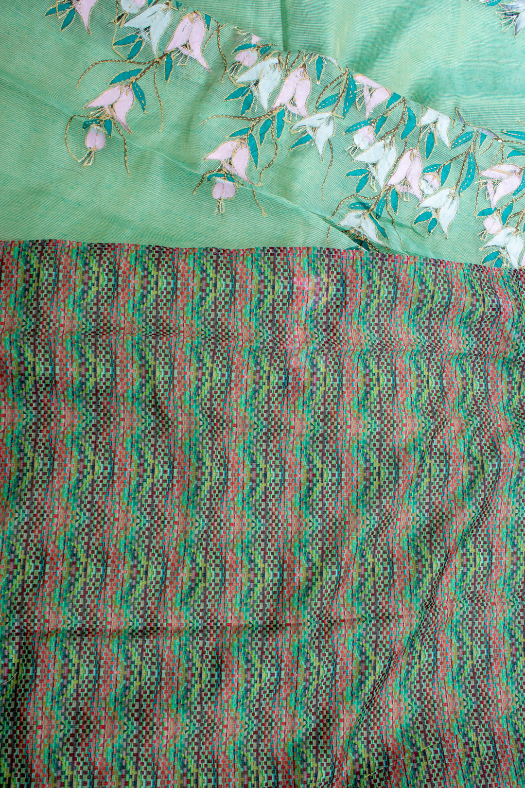 Tissue Kota with Embroidery