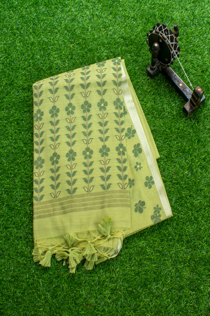 Handloom Cotton with Jamdhani