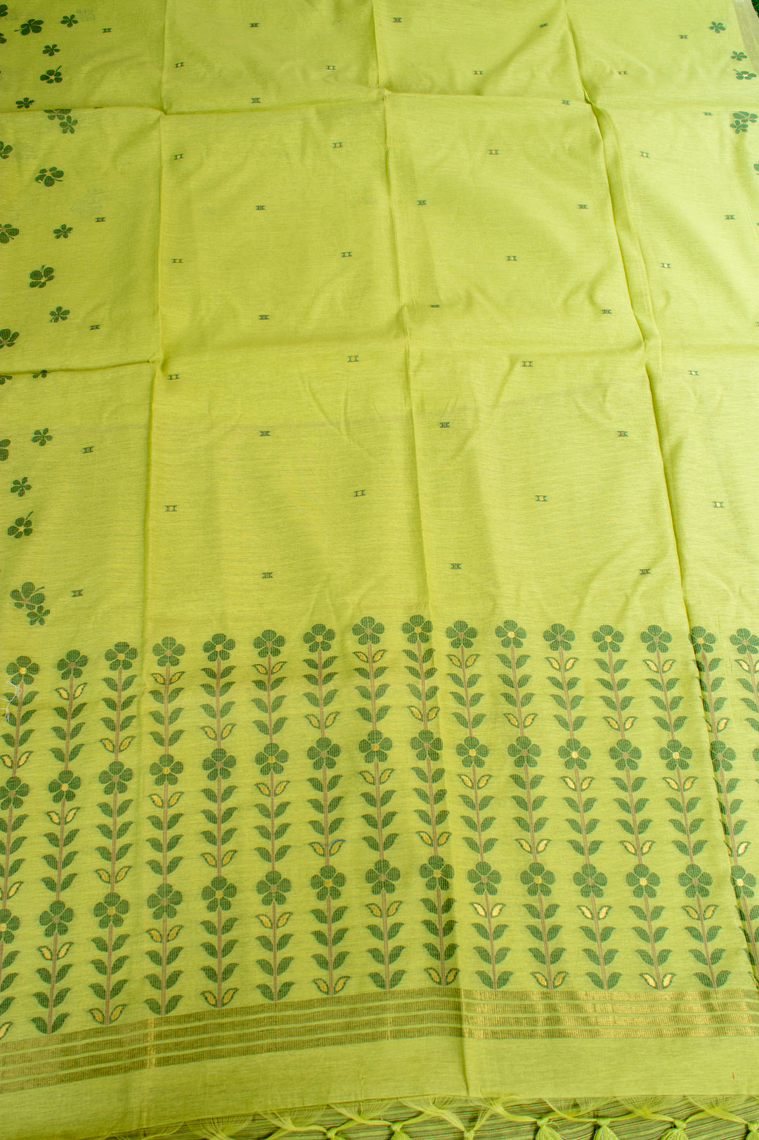 Handloom Cotton with Jamdhani