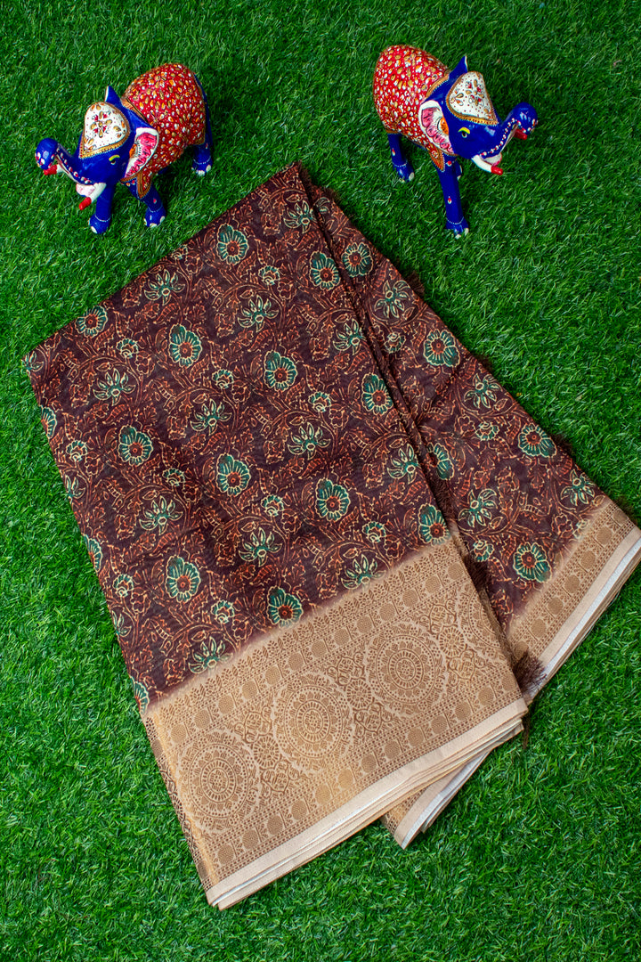 Kalamkari print Chanderi Sarees