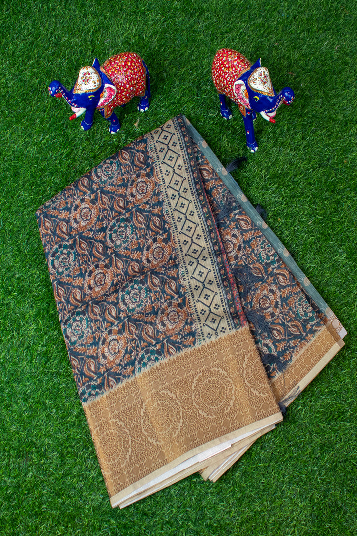 Kalamkari print Chanderi Sarees