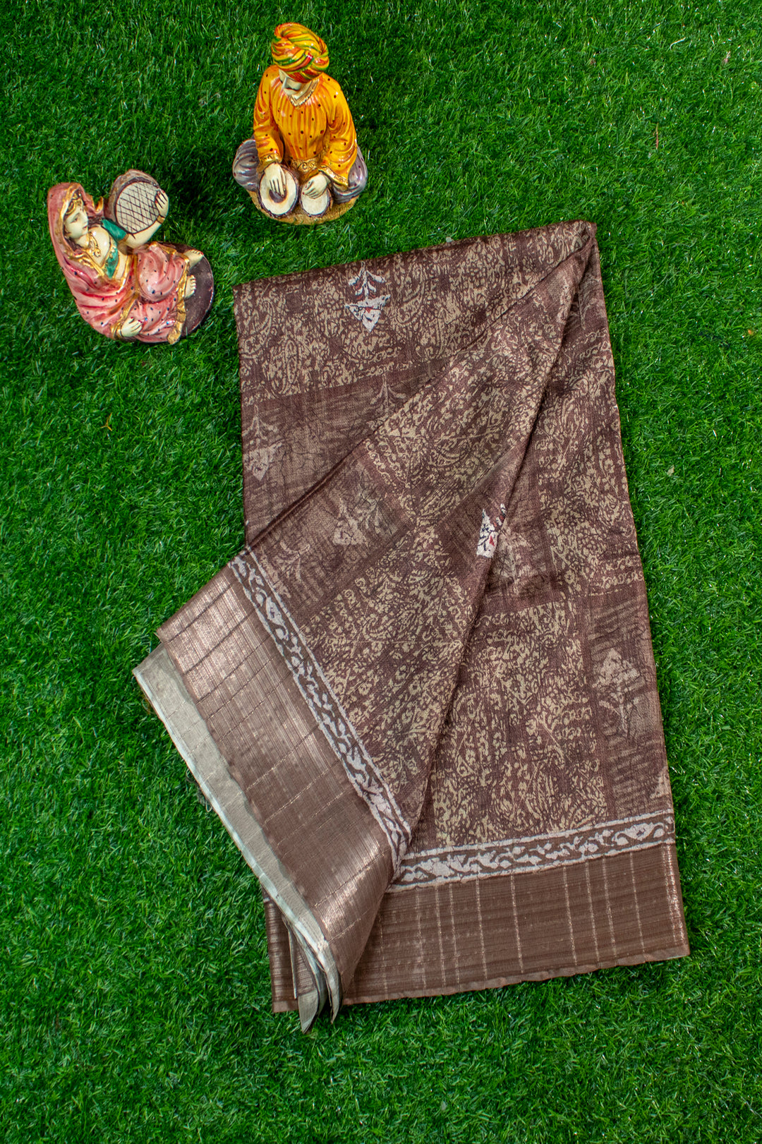 Semi Crape Printed Saree