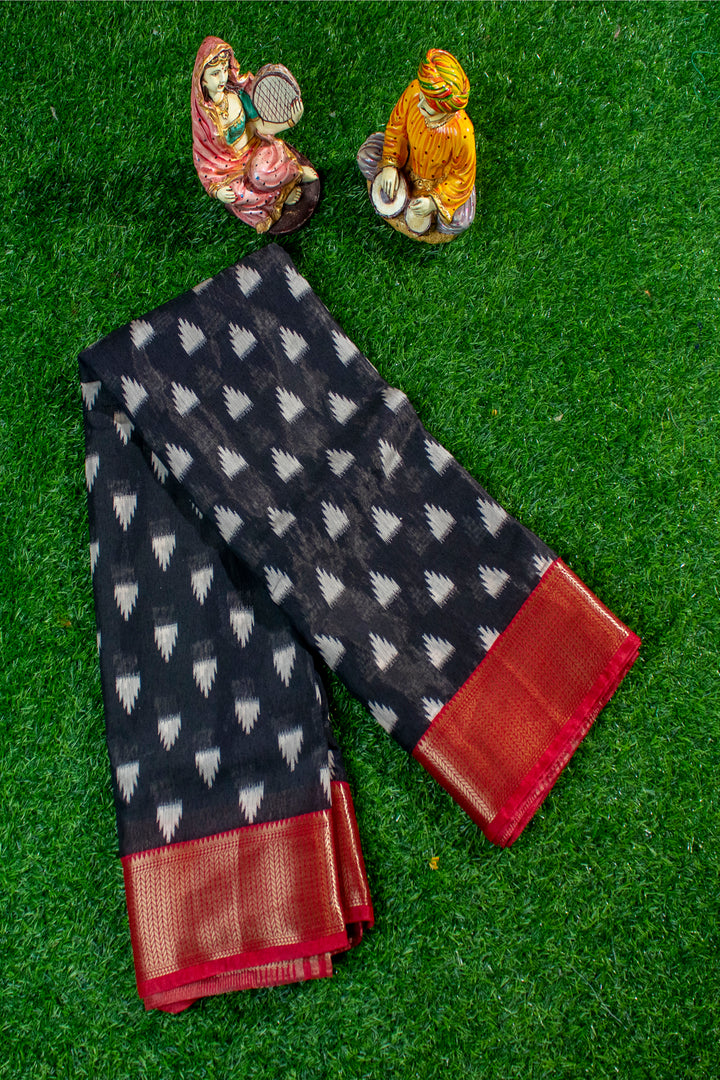 Assam Silk Sarees with Black & Red Combination