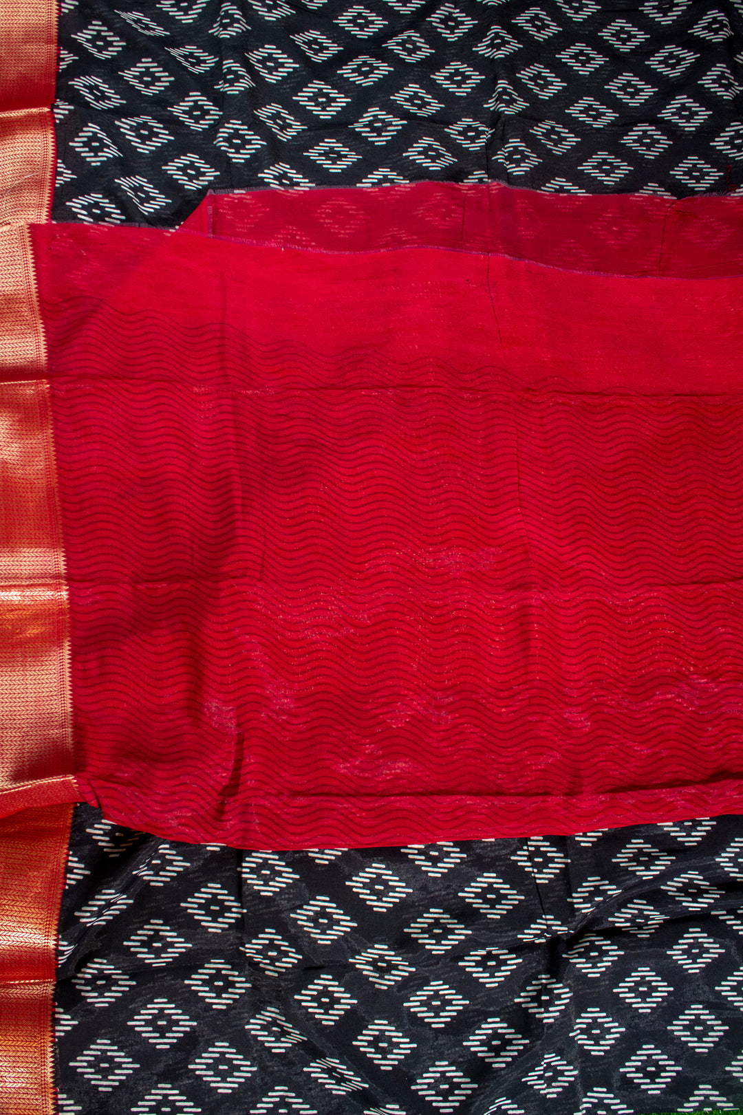 Assam Silk Sarees with Red & Black Combination