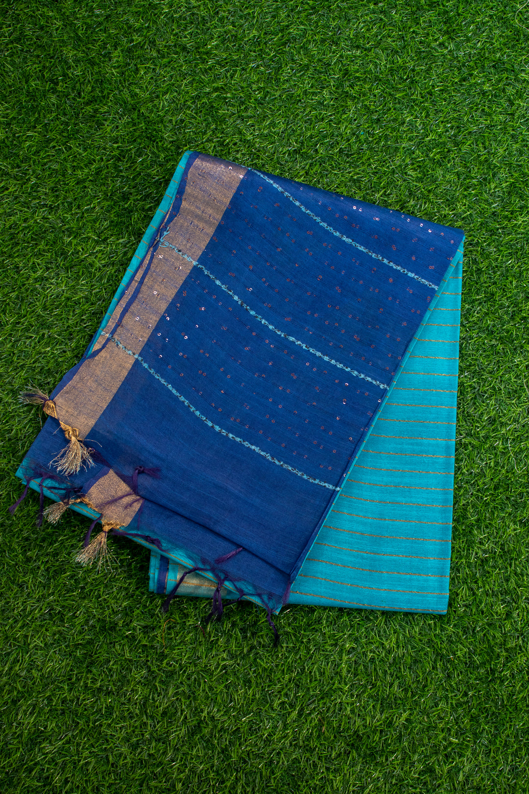 Blue Saree