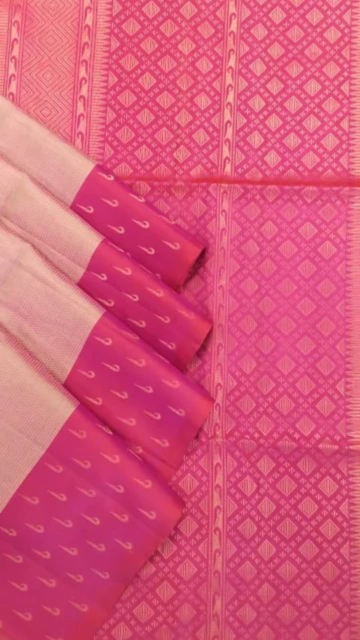 Soft Silk Saree – Lavender & Magenta