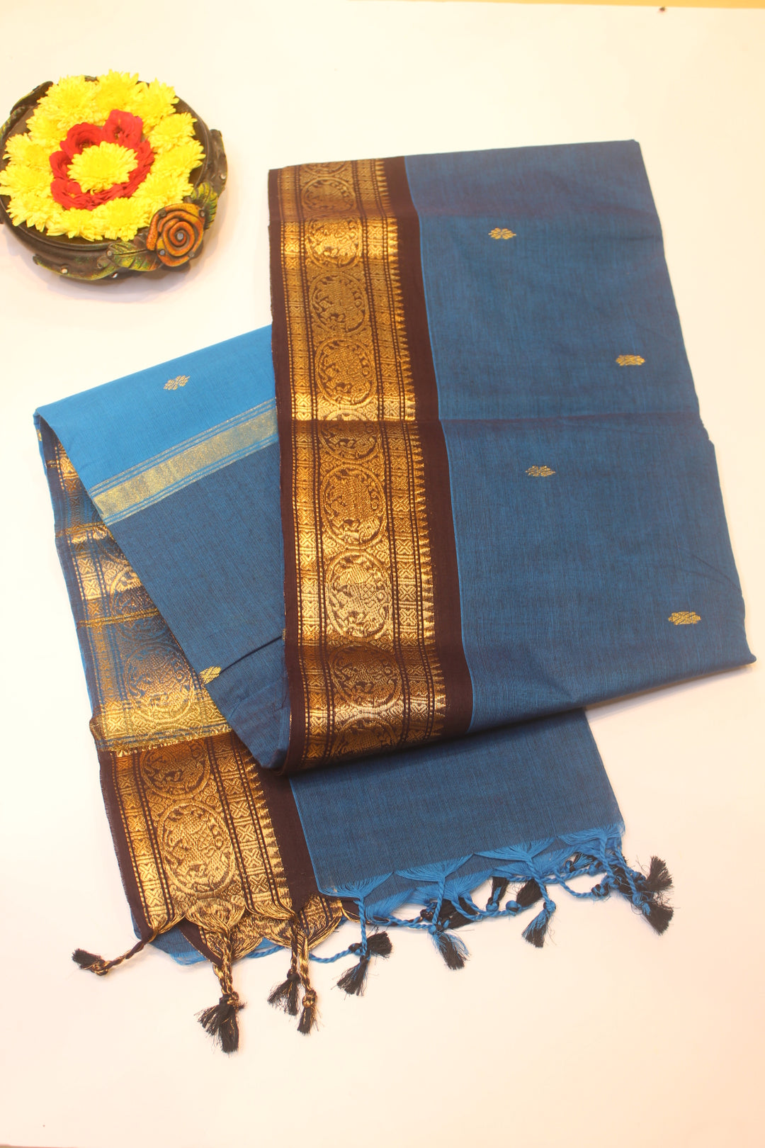 Blue Saree