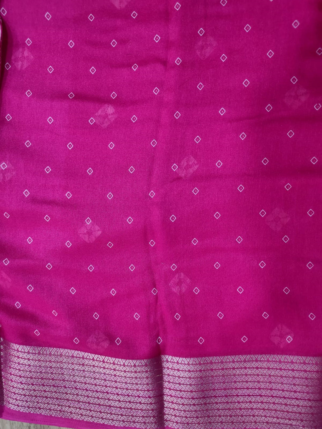 Ajrakh Print Fancy Saree